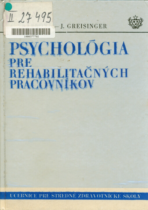 Psychológia pre rehabilitačných pracovníkov