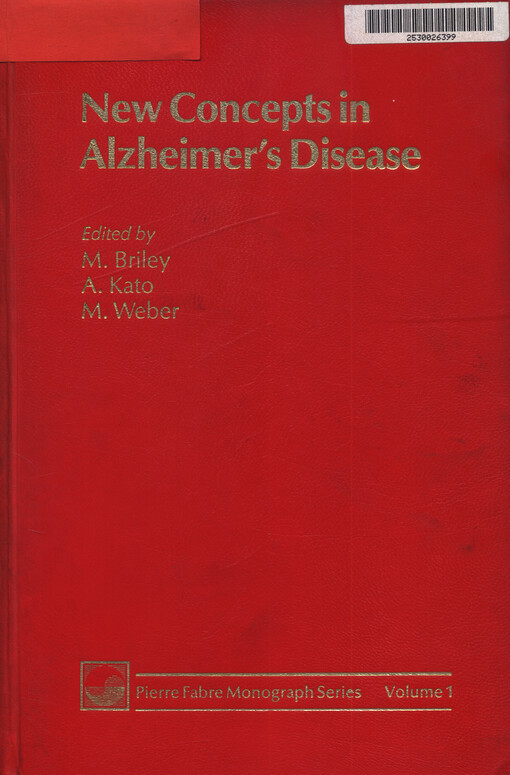 New concepts in Alzheimer's disease
