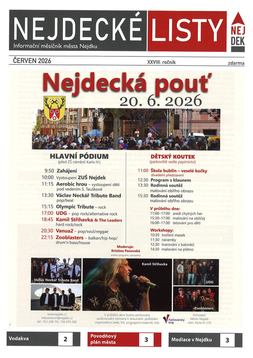 Nejdecké listy : informační měsíčník města Nejdku