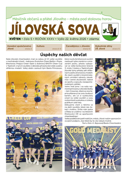 Jílovská sova : měsíčník občanů a přátel Jílového u Děčína