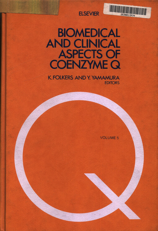 Biomedical and clinical aspects of coenzyme Q. Vol. 5, Proceedings of the 5th international symposium, held in Tokyo, 24-26 October 1985