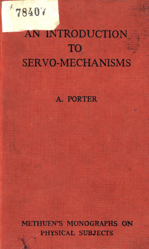 Introduction to servomechanisms