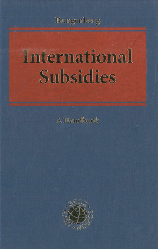 International subsidies : a handbook