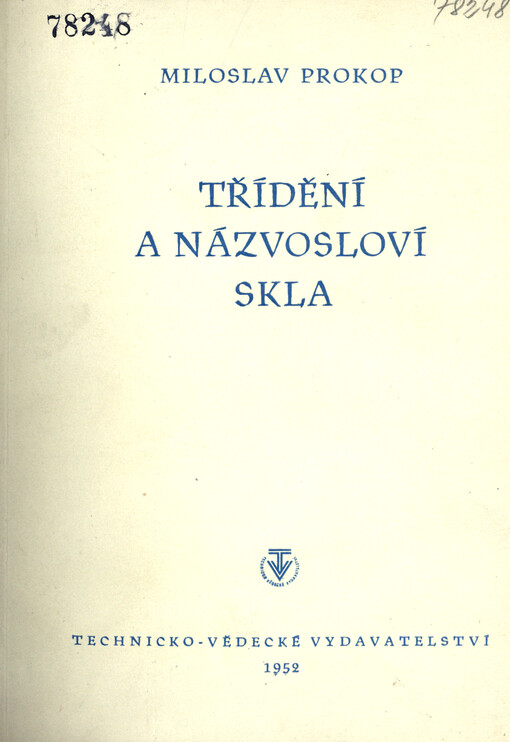 Třídění a názvosloví skla
