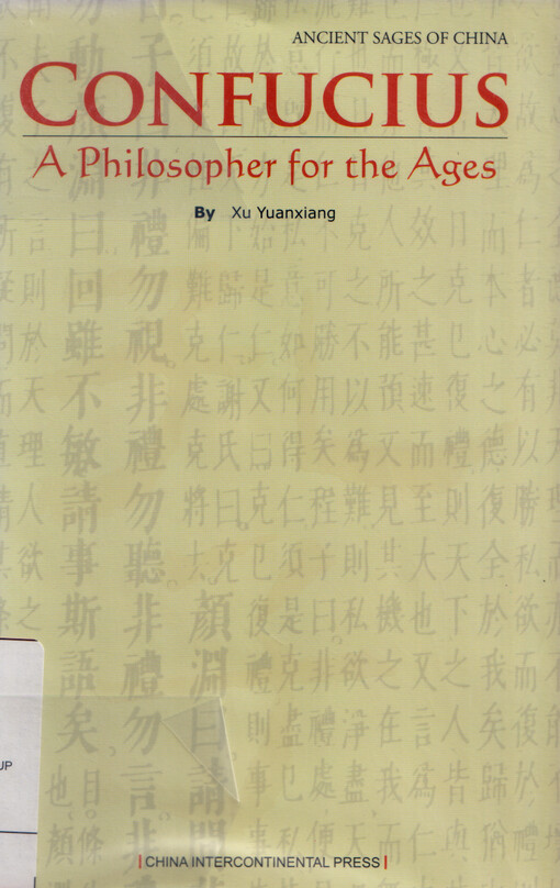 Confucius : a philosopher for the ages
