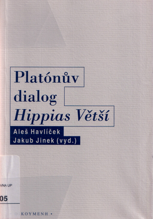 Platónův dialog Hippias Větší