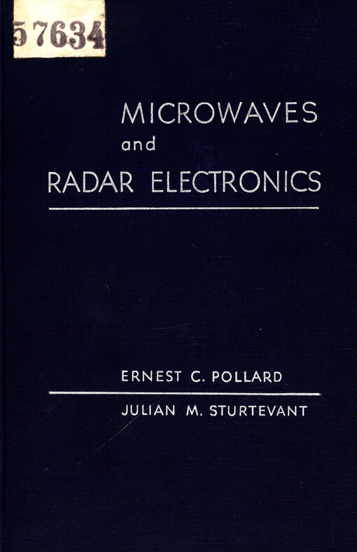 Microwaves and radar electronics