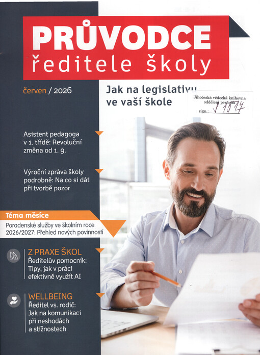 Průvodce ředitele školy : jak na legislativu ve vaší škole