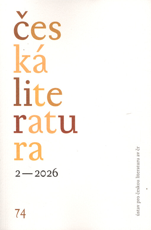 Česká literatura : časopis pro literární vědu
