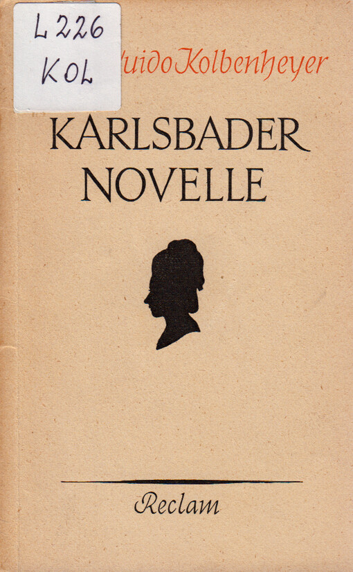 Karlsbader Novelle : (1786)