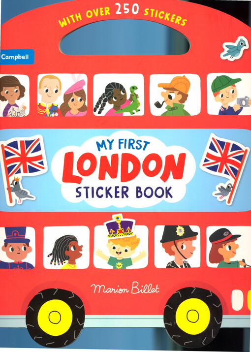 My first London sticker book
