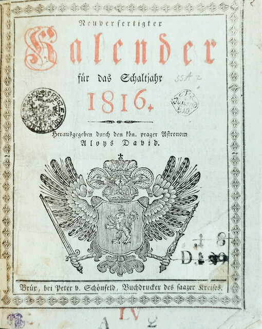 Neu verfertigter Kalender