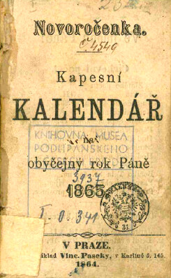 Novoročenka : Kapesní kalendář