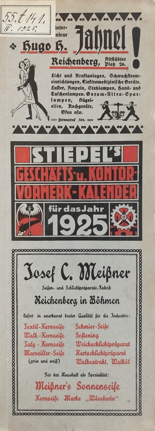 Stiepels Geschäfts- und Kontor-Vormerk-Kalender