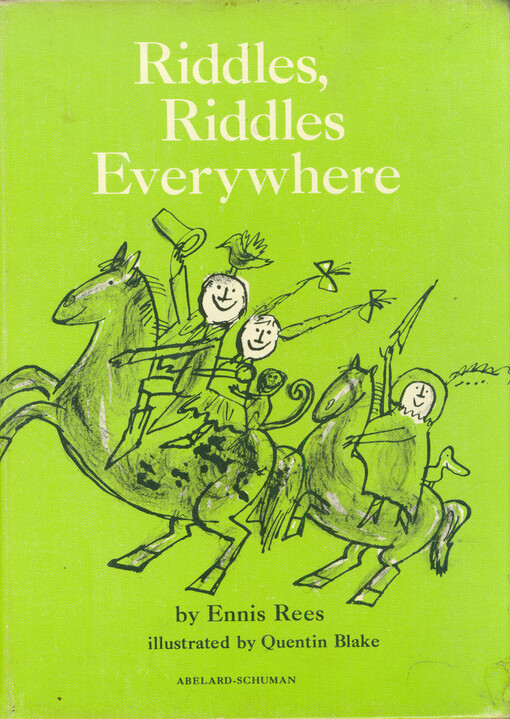 Riddles, riddles everywhere