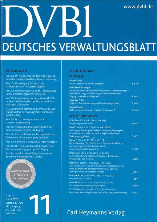 Deutsches Verwaltungsblatt