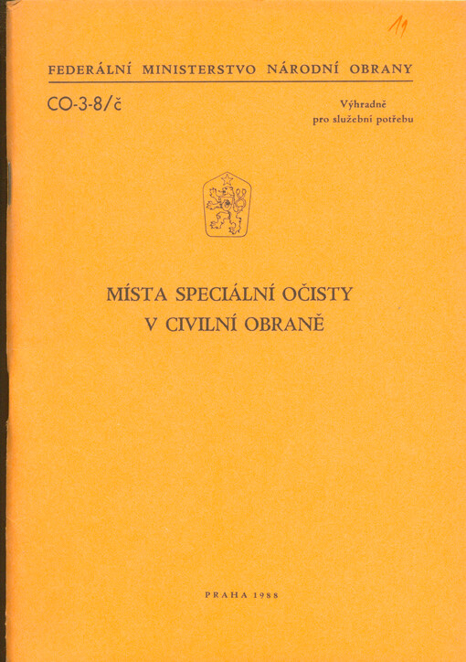 Místa speciální očisty v civilní obraně