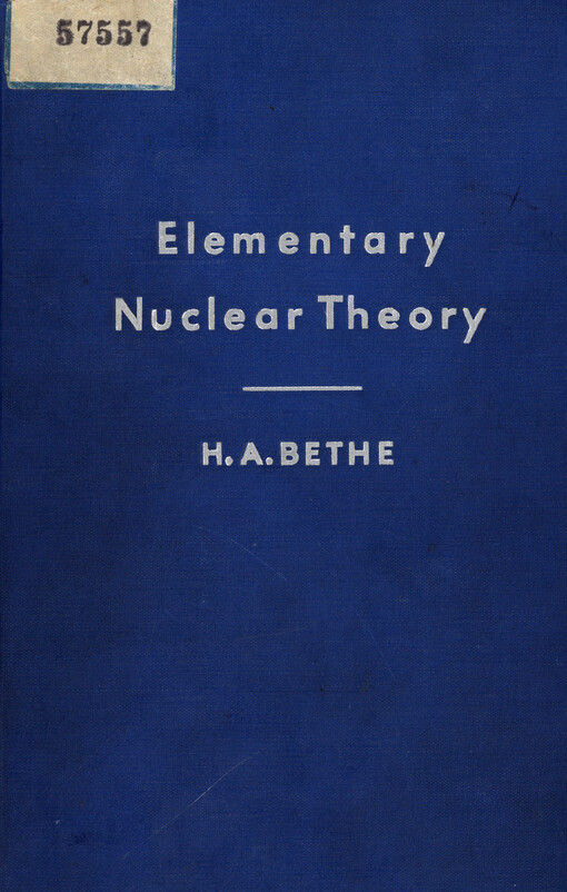Elementary nuclear theory : a short course on selected topics