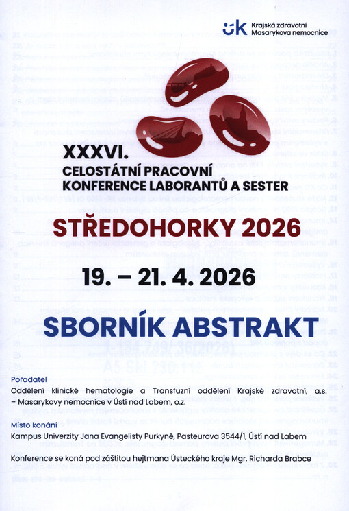 ... celostátní pracovní konference laborantů a sester : Krkonoše ... : sborník přednášek - abstrakta
