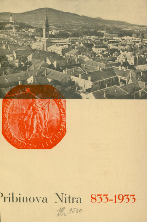 Pribinova Nitra 833-1933