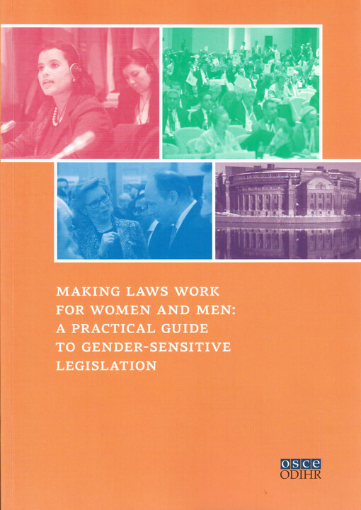 Making laws work for women and men : a practival guide to gender-sensitive legislation