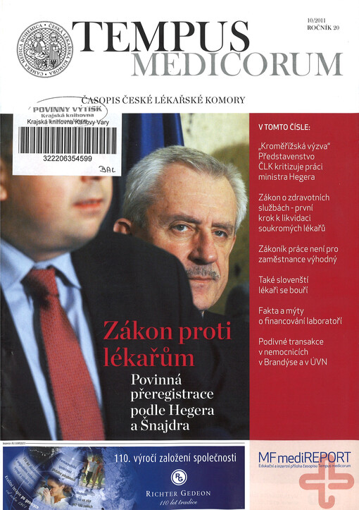 Tempus medicorum : časopis České lékařské komory