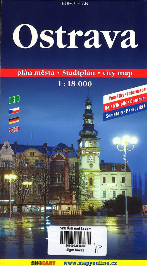 Ostrava : plán města 1:18 000