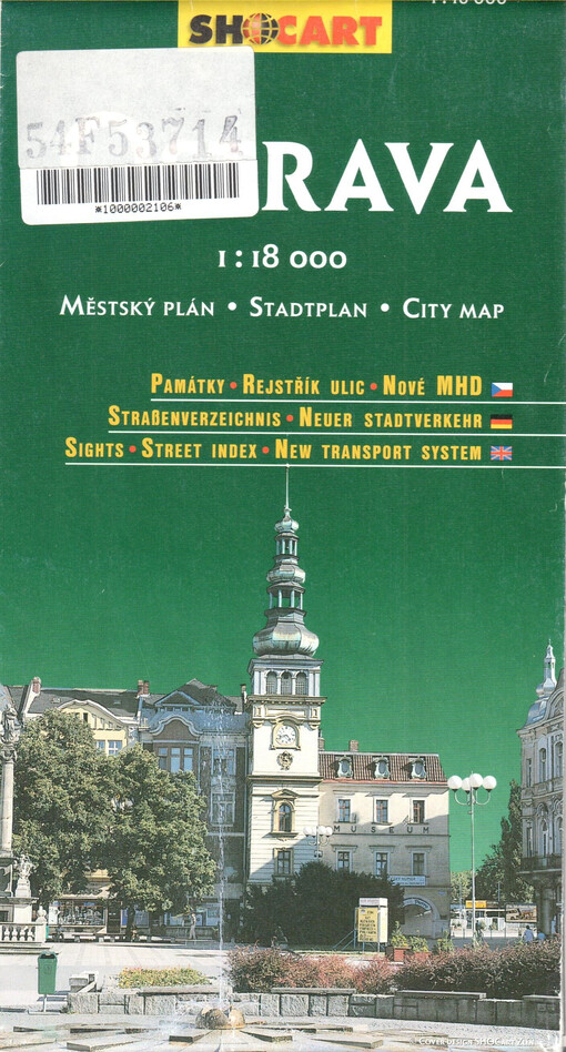 Ostrava : 1:18 000 městský plán