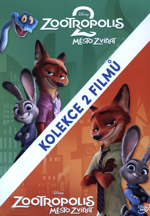 Zootropolis ; Zootropolis 2. Město zvířat : kolekce 2 filmů