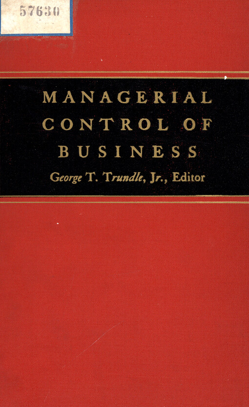 Managerial control of business