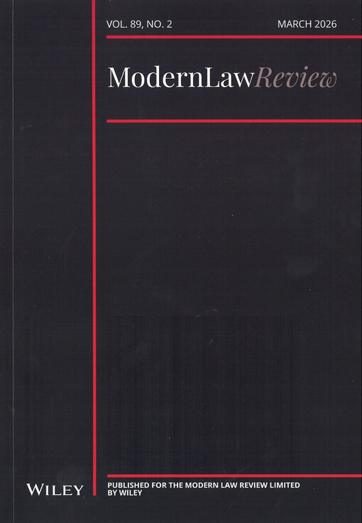 The modern law review