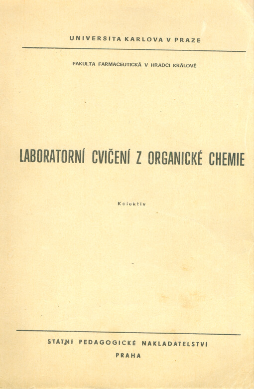 Laboratorní cvičení z organické chemie