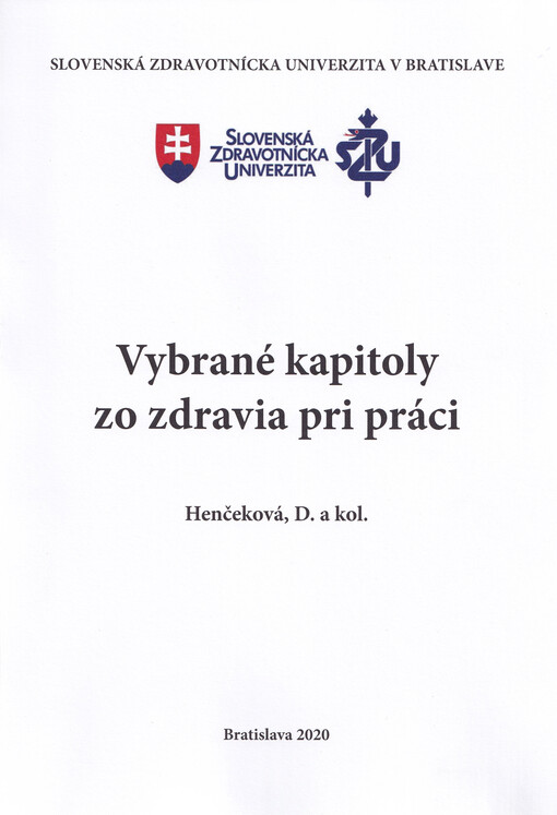 Vybrané kapitoly zo zdravia pri práci