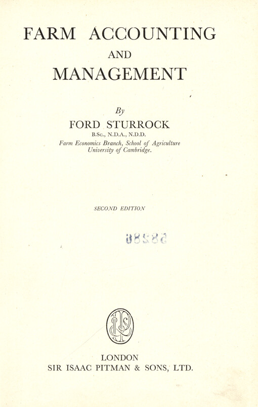 Farm accounting and management