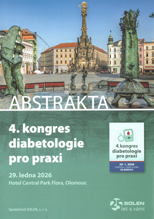 4. kongres diabetologie pro praxi : abstrakta : 29. ledna 2026 Hotel Central Park Flora, Olomouc