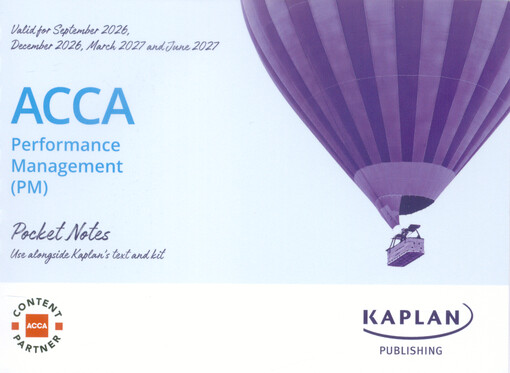 ACCA performance management (PM) : pocket notes