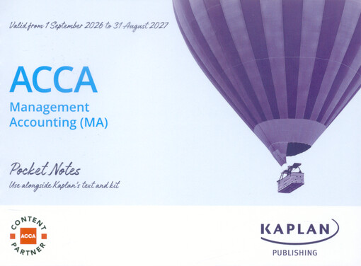 Management accounting (MA) : diploma in accounting and business : pocket notes