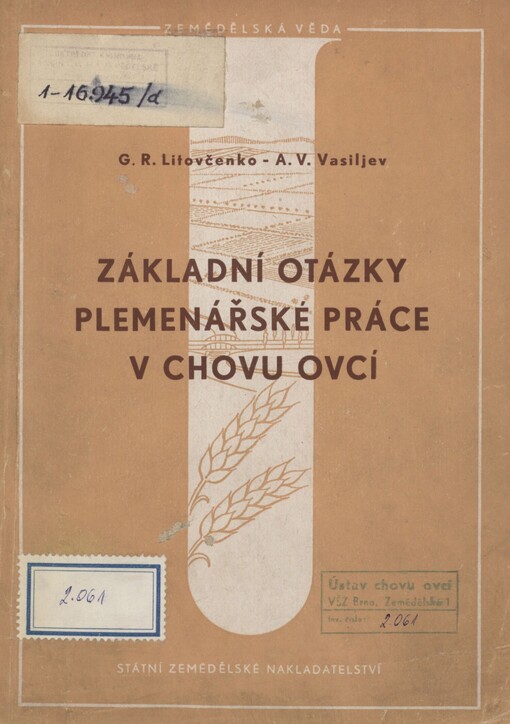Základní otázky plemenářské práce v chovu ovcí