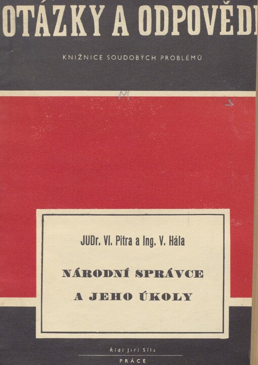 Národní správce a jeho úkoly