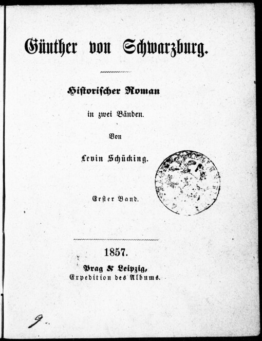 Günther von Schwarzburg: historischer Roman in zwei Bänden