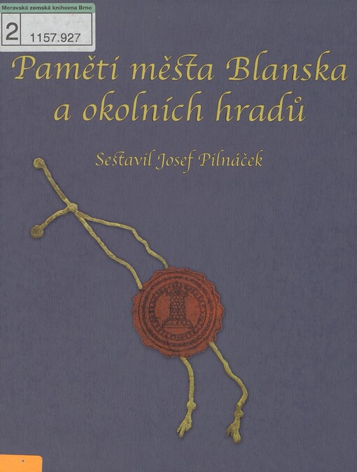 Paměti města Blanska a okolních hradů