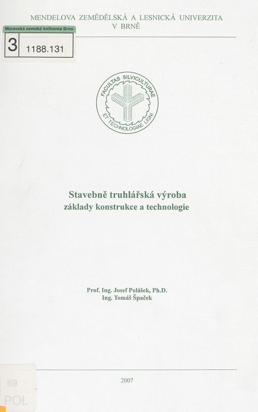 Stavebně truhlářská výroba: základy konstrukce a technologie