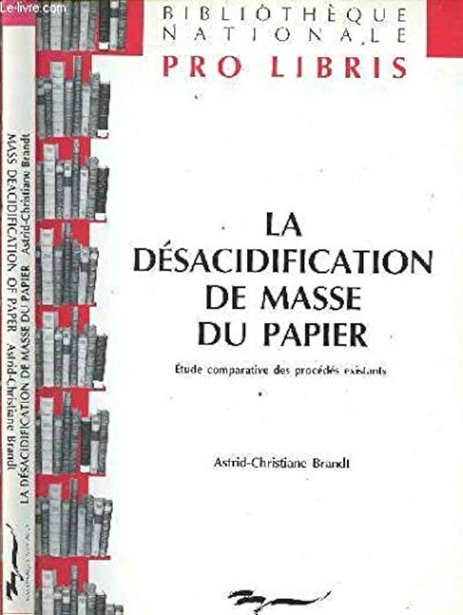 La désacidification de masse du papier =