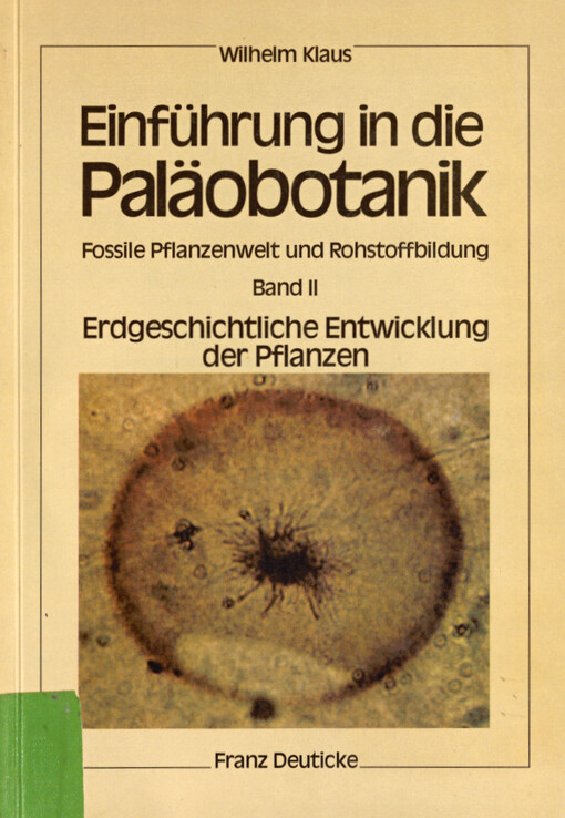Einführung in die Paläobotanik
