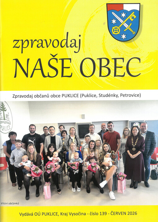 Naše obec : zpravodaj pro občany Puklic, Studének a Petrovic
