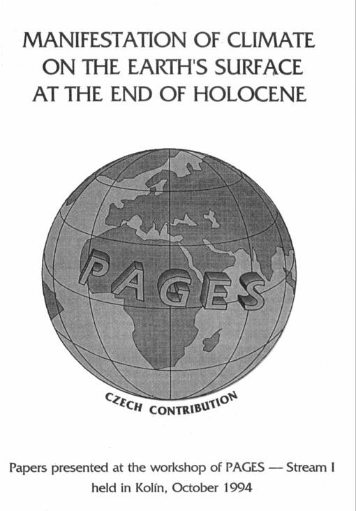 Manifestation of climate on the Earth's surface at the end of Holocene