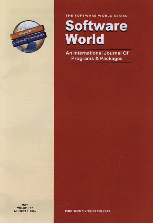 Software world : an international journal of programs and packages : the software world series : database & network journal