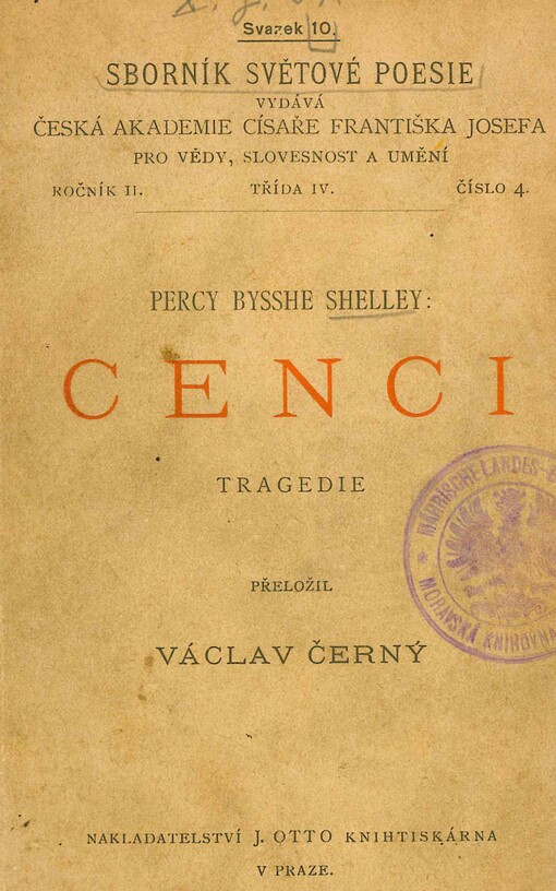 Cenci: tragedie