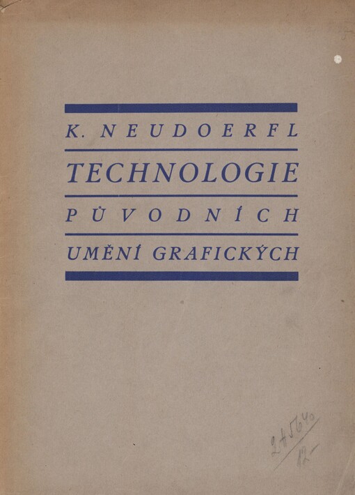 Technologie původních umění grafických