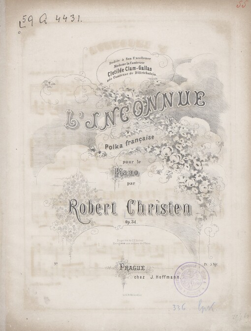 L'inconnue: polka française pour le piano : op. 34
